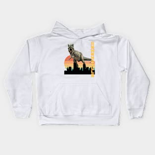 Ramenzilla-Retro Funny Kids Hoodie